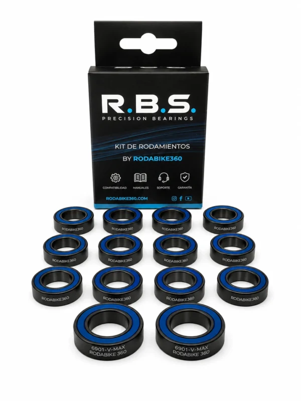 Kit rodamientos basculante Specialized Turbo Levo Gen 3 2022–2025 Black Oxide