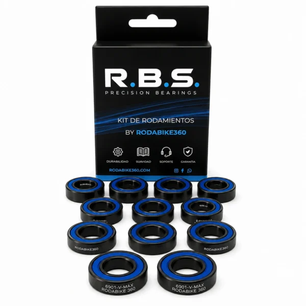 Kit rodamientos basculante Specialized Turbo Levo SL Gen 2 Carbon 2023–2026 Black Oxide