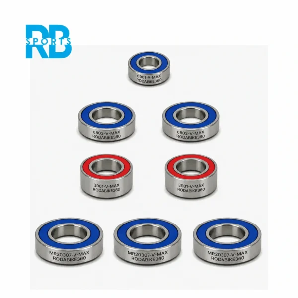 Kit rodamientos basculante Orbea Muga 2026 R.B.S V-MAX en acero cromo con rodamientos sellados para máxima carga