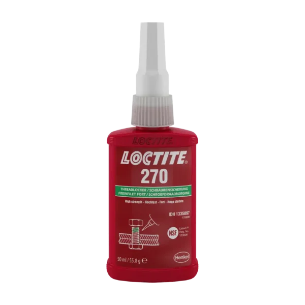 LOCTITE 270 fijador de roscas de alta resistencia 50 ml