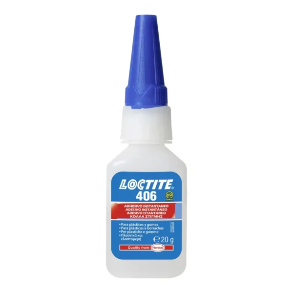 LOCTITE 406 pegamento para caucho y plástico 20 g