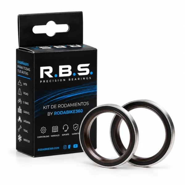 Kit rodamientos dirección Aurum Manto Chrome Steel ACB518K 36°/45°