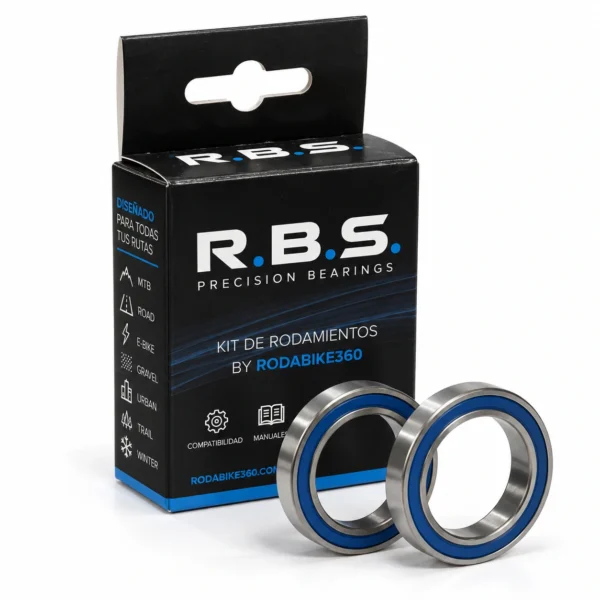 Kit rodamientos eje pedalier BB30 6806-2RS 30×42×7 mm Chrome Steel Rodabike360