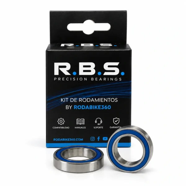 Kit rodamientos eje pedalier Campagnolo 6805-2RS 25×37×7 mm Chrome Steel Rodabike360