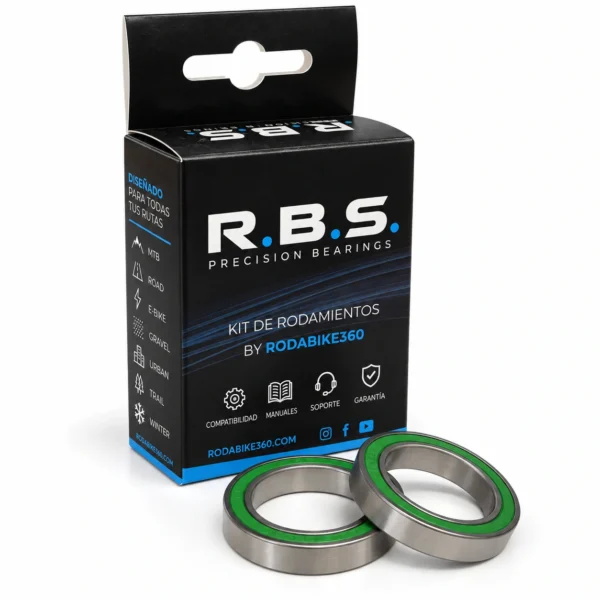 Kit rodamientos eje pedalier DUB 6806/29-2RS 29×42×7 mm Chrome Steel Rodabike360