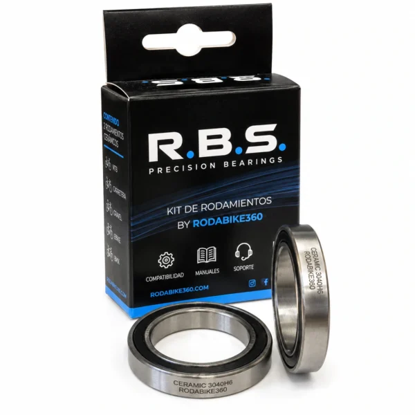Kit rodamientos eje pedalier DUB MR3040H6-2RS 30×40×6 mm Híbrido Cerámico Rodabike360