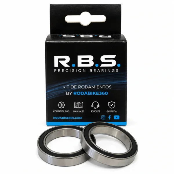 Kit rodamientos eje pedalier DUB MR3040H7-2RS 30×40×7 mm Chrome Steel Rodabike360