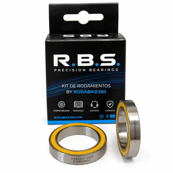 Kit rodamientos eje pedalier DUB MR3040H7-2RS 30×40×7 mm Híbrido Cerámico Rodabike360