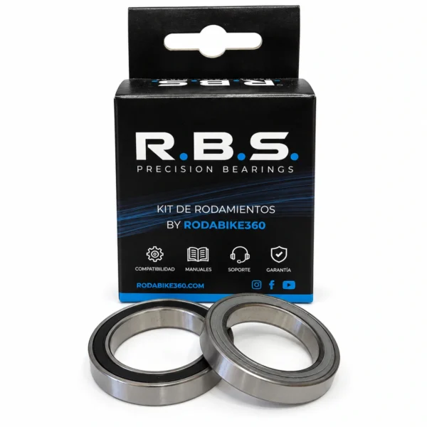 Kit rodamientos eje pedalier MR314357-2RS 31×43.5×7 mm Chrome Steel Rodabike360