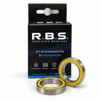 Kit rodamientos eje pedalier BB30 6806-2RS 30×42×7 mm Híbrido Cerámico Rodabike360