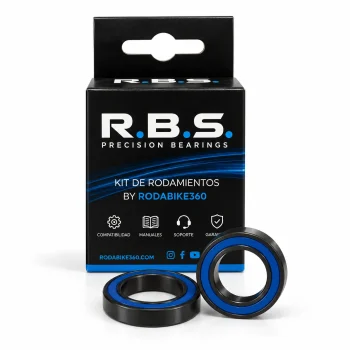 Kit rodamientos eje pedalier Campagnolo Ultra Torque 6805N-2RS 25×37×6 mm Black Oxide Rodabike360