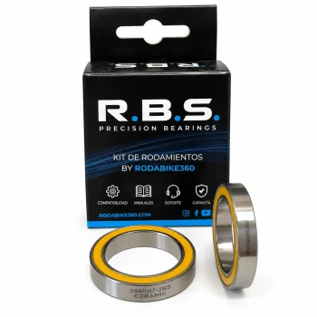 Kit rodamientos eje pedalier DUB MR3040H7-2RS 30×40×7 mm Híbrido Cerámico Rodabike360