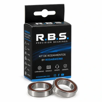 Kit rodamientos eje pedalier ISIS MR215317 21.5×31×7 mm Chrome Steel Rodabike360