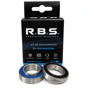 Kit rodamientos eje pedalier Truvativ GXP alterno MR22237-2RS / MR2437-2RS Chrome Steel Rodabike360