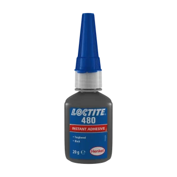 LOCTITE 480 pegamento instantáneo negro reforzado 20 g
